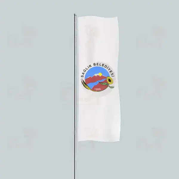 Salk Belediyesi Yatay ekilen Flamalar ve Bayraklar