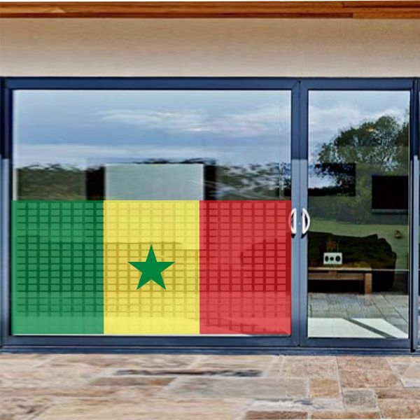 Senegal Cam Sticker Etiket Senegal Cam Yapkan Senegal Cam Yazs