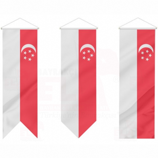 Singapur Krlang Flamalar Bayraklar