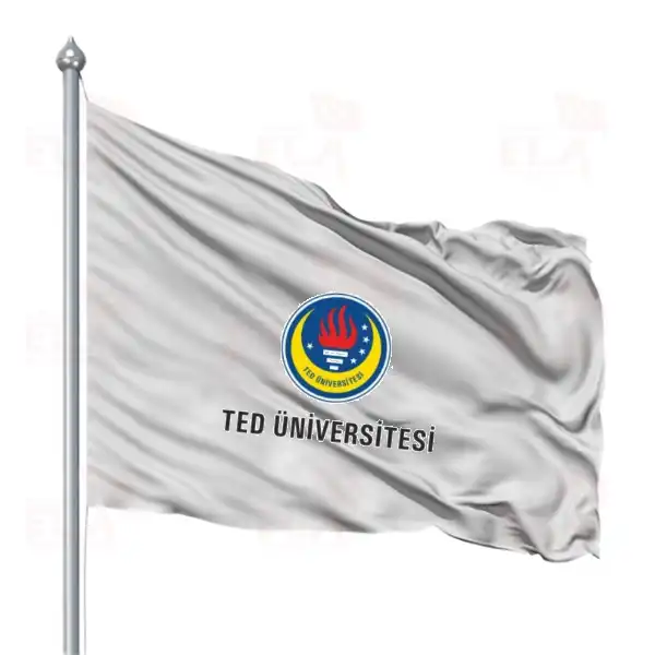 TED niversitesi Gnder Flamas ve Bayraklar