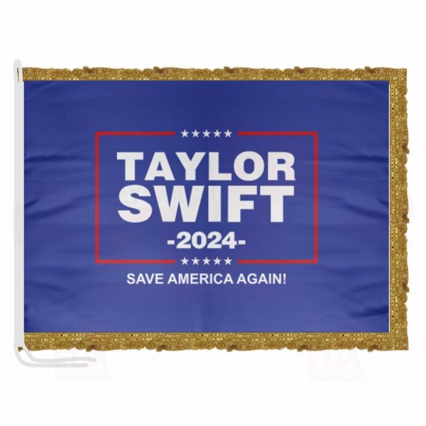 Taylor Swft 2024 Save Amerca Agan Saten Makam Flamas