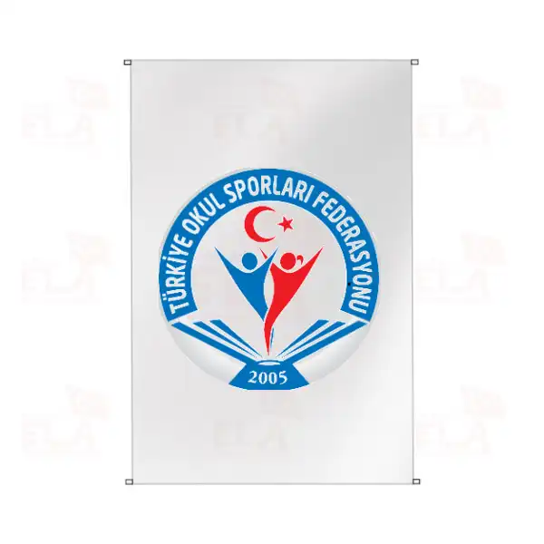 Trkiye Okul Sporlar Federasyonu Bina Boyu Bayraklar