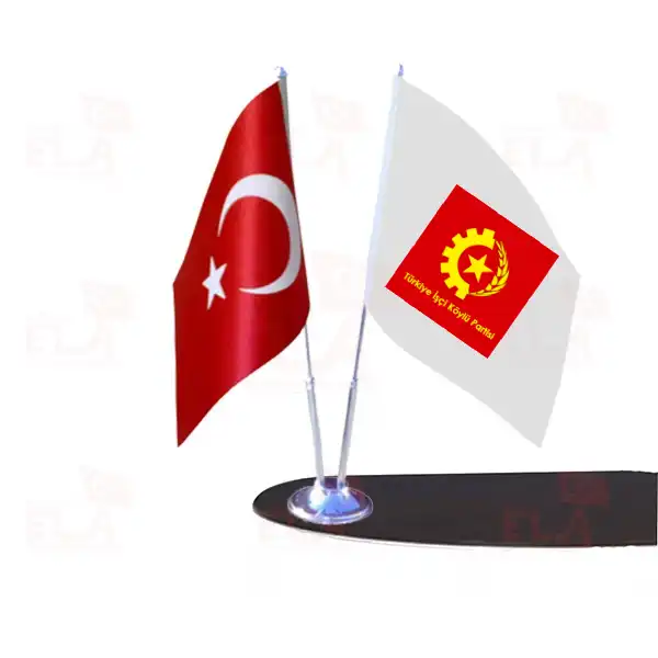 Trkiye i Kyl Partisi 2 li Masa Bayra