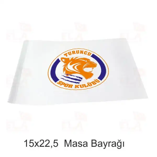 Turuncu Spor Kulb Masa Bayra