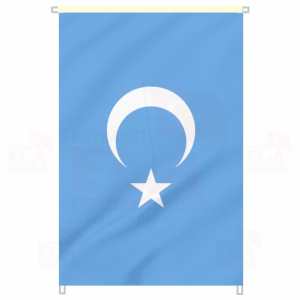 Uygur Trkleri Bina Boyu Bayraklar