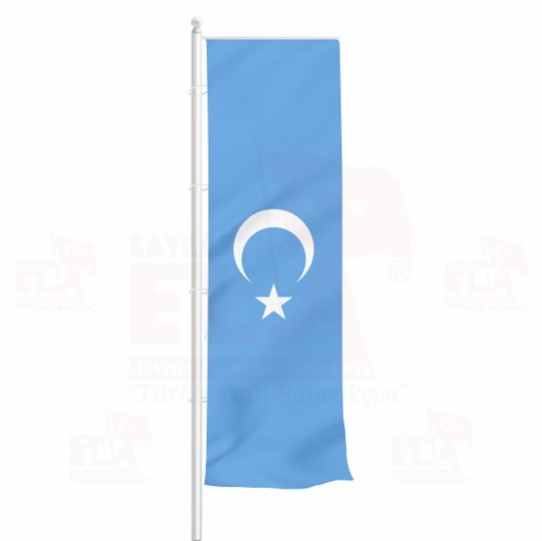 Uygur Trkleri Yatay ekilen Flamalar ve Bayraklar