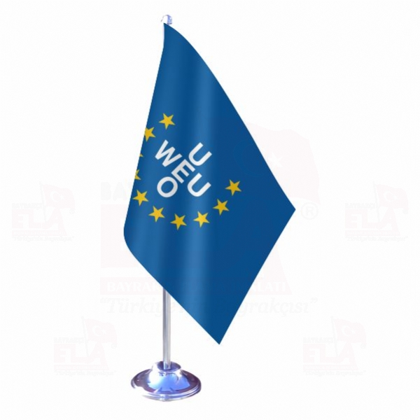 Western European Union Tekli Masa Bayra