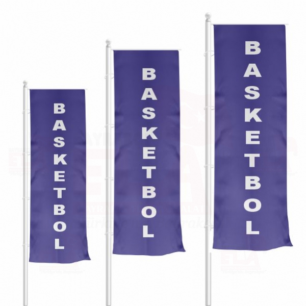 Basketbol  Yatay ekilen Flamalar ve Bayraklar