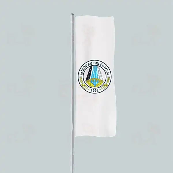 kikpr Belediyesi Yatay ekilen Flamalar ve Bayraklar