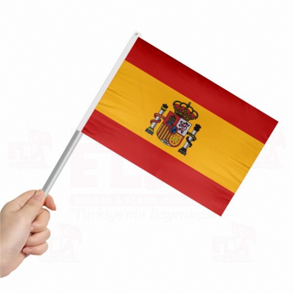 spanya Sopal Bayrak ve Flamalar